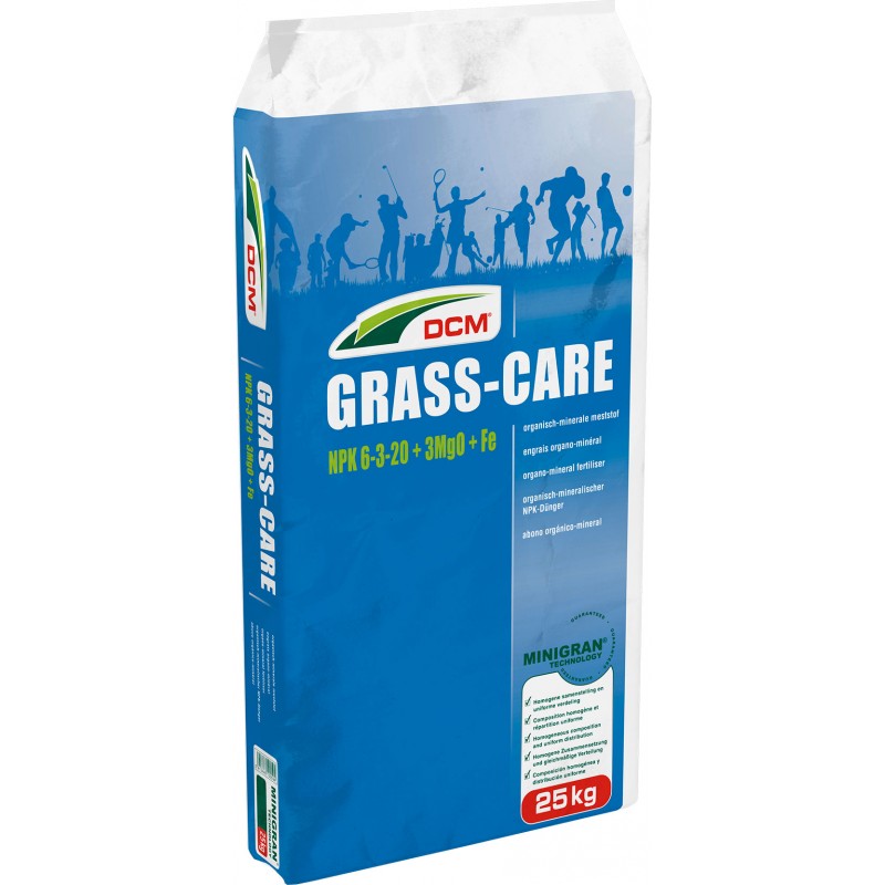 Engrais Gazon Grass-Care (mg) 6-3-20 + 3 MgO + 0,1 Fe (EDTA) 25 kg