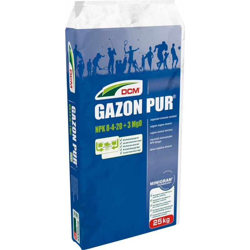 Engrais Gazon pur (mg) 8-4-20 + 3 MgO 25 kg