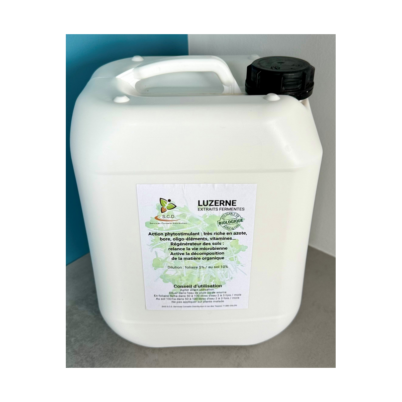 Extrait fermente Luzerne, bidon 10.9 L Extrait fermente Luzerne, bidon 10.9 L