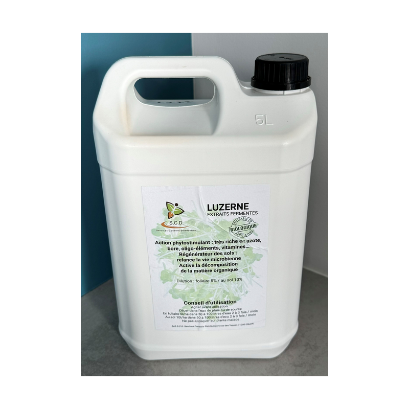 Extrait fermente Luzerne, bidon 5.6 L Extrait fermente Luzerne, bidon 5.6 L