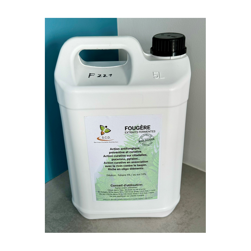 Extrait fermente Fougere, bidon 5.6 L