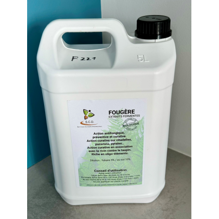 Extrait fermente Fougere, bidon 5.6 L