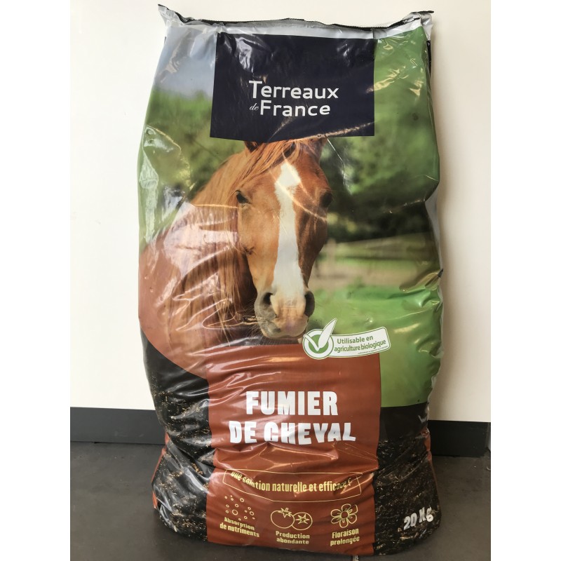 Fumier de cheval UAB, sac de 20 kg Fumier de cheval UAB, sac de 20 kg