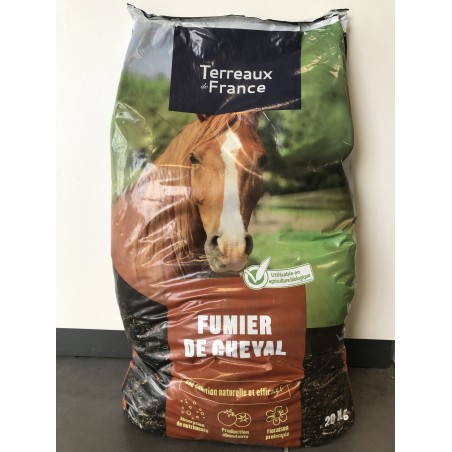 Fumier de cheval UAB, sac de 20 kg
