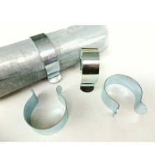 CLIPS ACIER fixation bâches et films de serre diam 60