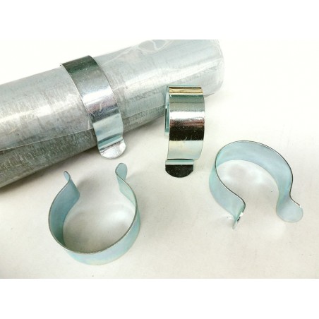 CLIPS ACIER fixation bâches et films de serre diam 60
