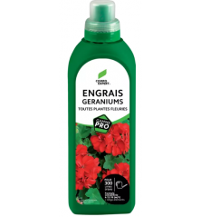 Engrais liquide geraniums et plantes fleuries 1 L