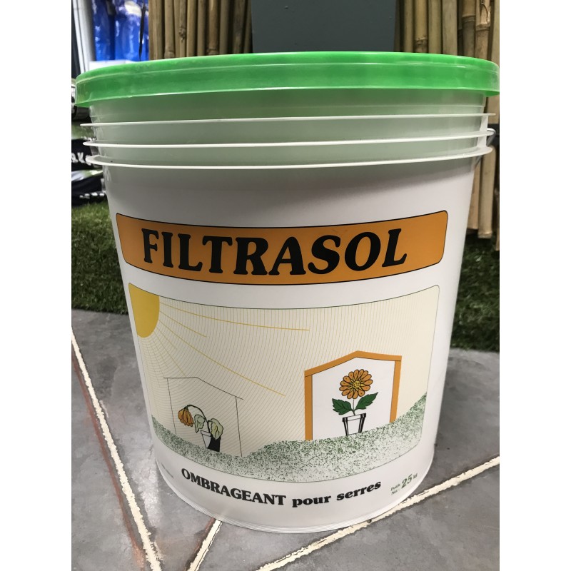 Peinture d'ombrage Filtrasol RENFORCE, seau de 25 kg Peinture d'ombrage Filtrasol RENFORCE, seau de 25 kg