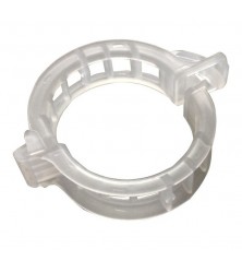 Clip tomate Ajouré Jumbo Optimax 25/27 mm. couleur blanc incolor