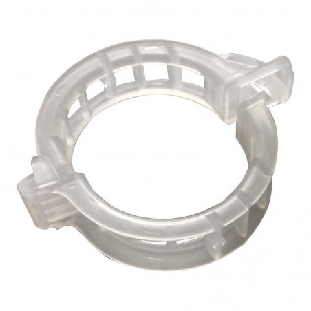 Clip tomate Ajouré Jumbo Optimax 25/27 mm. couleur blanc incolor