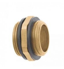 Mamelon laiton Geka MM 3/4'' avec joint pour pomme arrosage