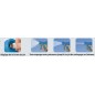Pistolet de nettoyage professionnel femelle G1/2 laiton, gomme gainée bleu