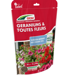 Engrais Geranium et toutes fleurs - 0,750 Kg Dcm