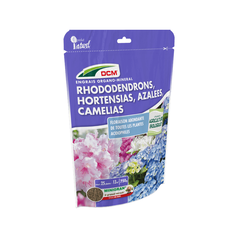 Engrais Rhodo-Hortensia-Azalées-Camélias - 0,750 Kg DCM