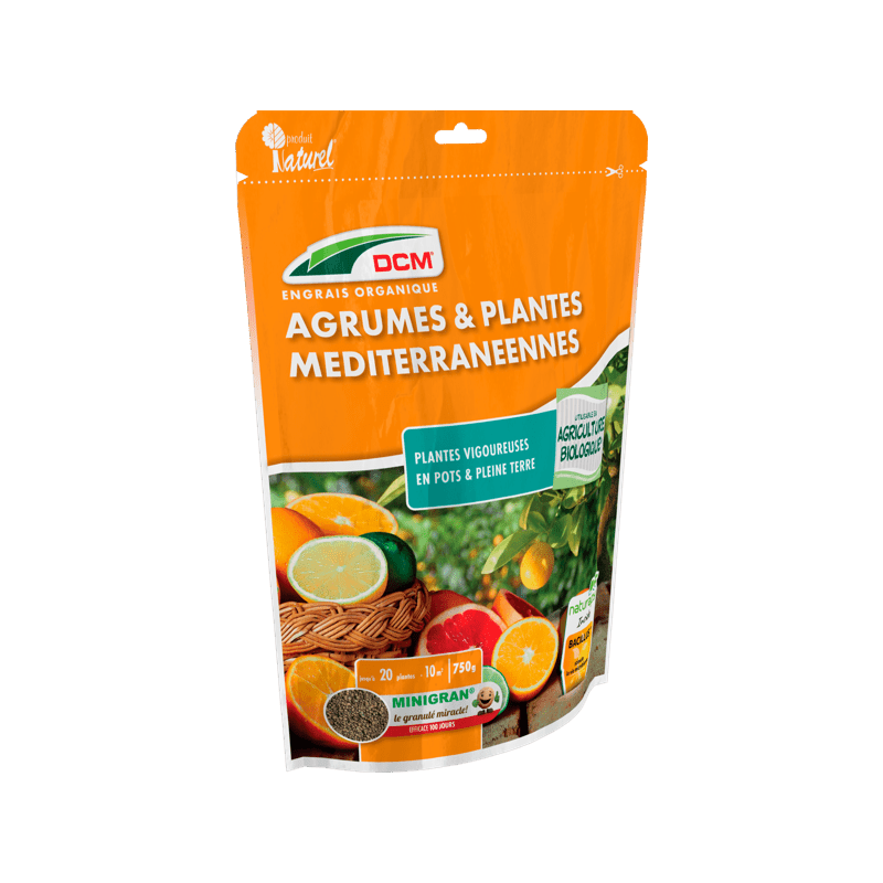 Engrais Agrumes & Plantes méditerranéennes - 0,750 Kg Dcm