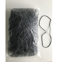 Elastique noir 270mm x 2.5mm, sachet 1kg