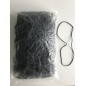 Elastique noir 270mm x 2.5mm, sachet 1kg
