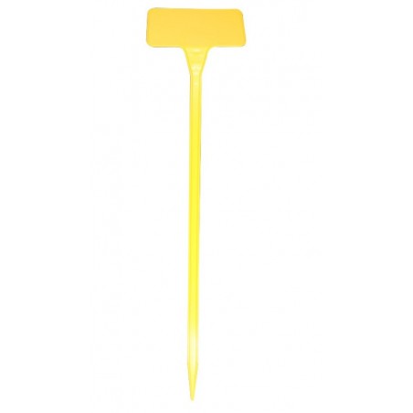 Etiquette À Planter H.35Cm Jaune Inclinée
