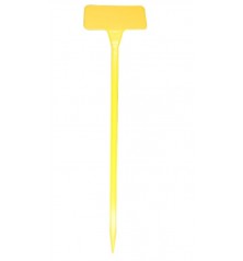 Etiquette À Planter H.45Cm Jaune Inclinée