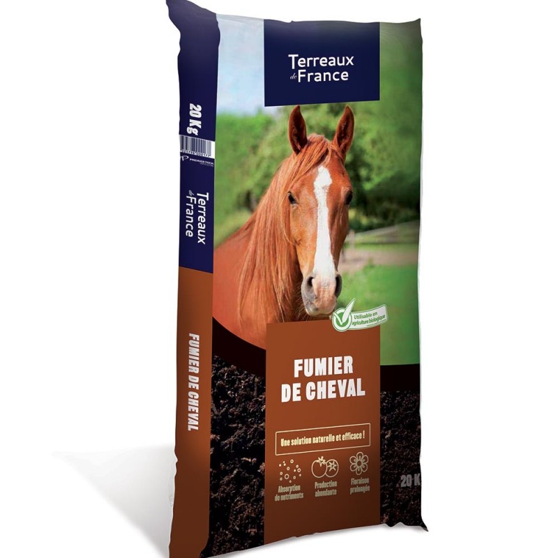 Fumier de cheval UAB, sac de 20 kg Fumier de cheval UAB, sac de 20 kg