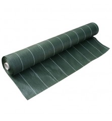Toile tissée verte 90g/m² à plat 1m05x25m