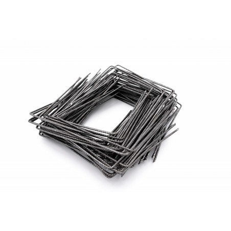 AGRAFES ACIER - 4mm épointées 0m20x0m20x0m20 paquet de 100 pièces