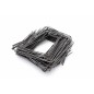 Agrafes Acier - 4mm épointées 0m20x0m20x0m20 paquet de 100 pièces