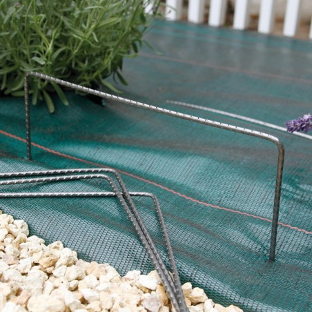 AGRAFES ACIER - 4mm épointées 0m20x0m20x0m20 paquet de 100 pièces