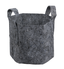 Sac En Toile Recyclé 16 L Ø28X26Cm Gris Clair