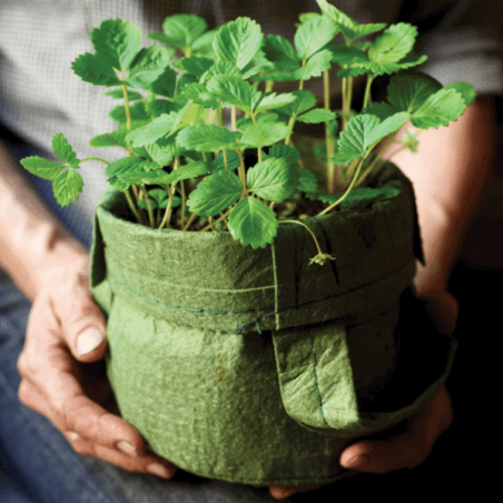 Sac En Toile Recyclé 8 L Ø21X21Cm Vert
