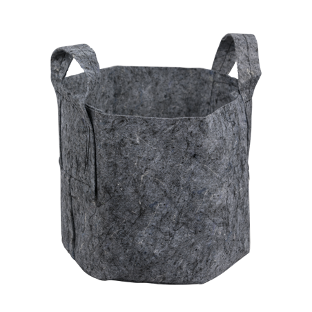Sac En Toile Recyclé 8 L Ø21X21Cm Gris Clair