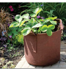 Sac En Toile Recyclé 8 L Ø21X21Cm Marron