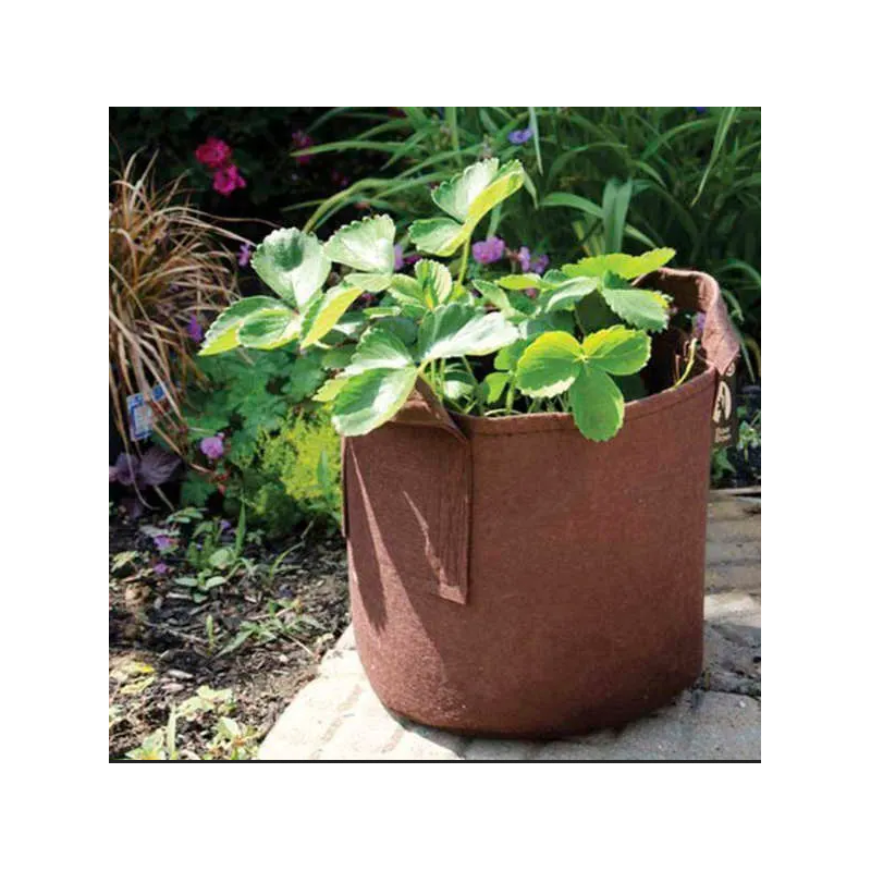 Sac En Toile Recyclé 8 L Ø21X21Cm Marron