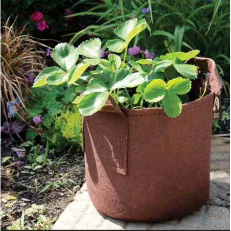 Sac En Toile Recyclé 8 L Ø21X21Cm Marron
