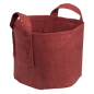 Sac En Toile Recyclé 8 L Ø21X21Cm Rouge