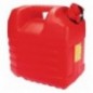 Jerrican Plastique Rouge 20 Litres Agree Hydrocarbure