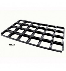 Plaq 24 Pots Carres 8X8 Noir Noir 01