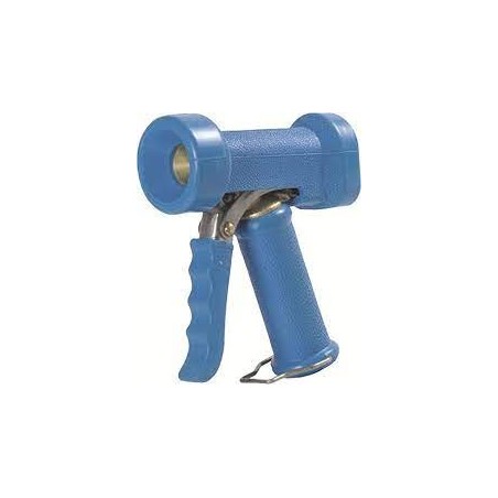 Pistolet de nettoyage professionnel femelle G1/2 laiton, gomme gainée bleu